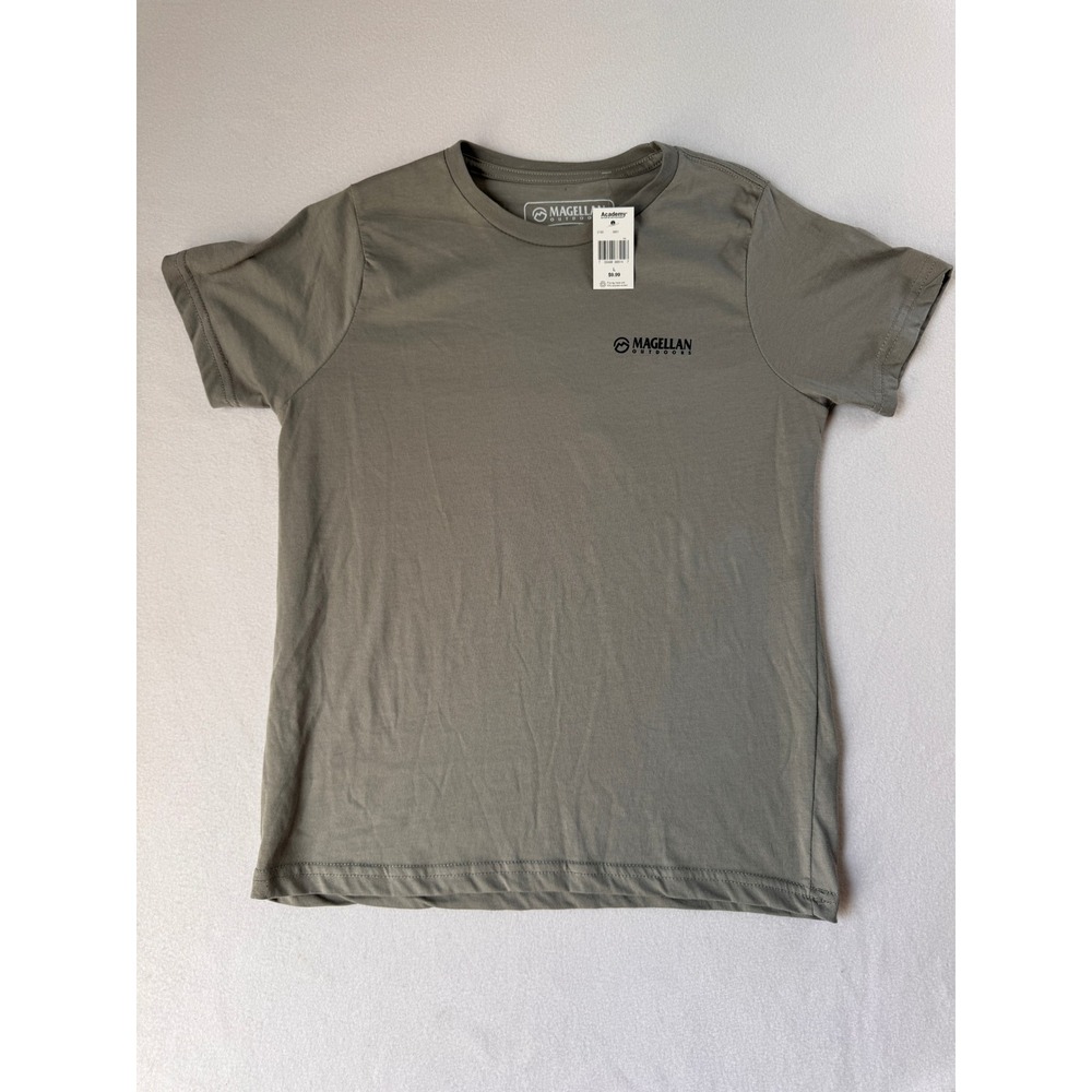 Magellan Outdoors Boys Large Gray Bigfoot Get Wild Graphic T Shirt NWT Sasquatch